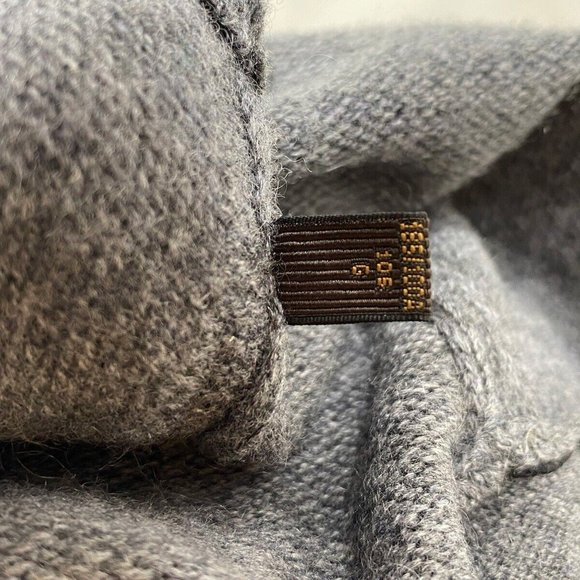 100% Auth Ermenegildo Zegna Couture Cashmere-Blend Layered Sweater Size L 52EU - Picture 9 of 10